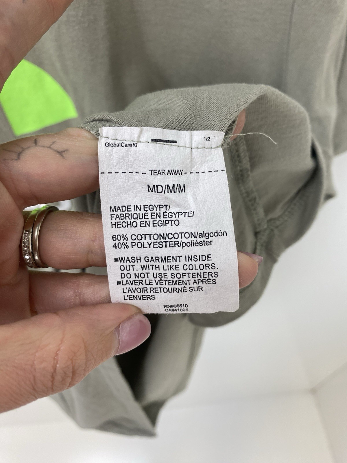 Under Armour Green/Gray Graphic Logo Crew Neck Short Sleeve Loose Tee Men M gallery