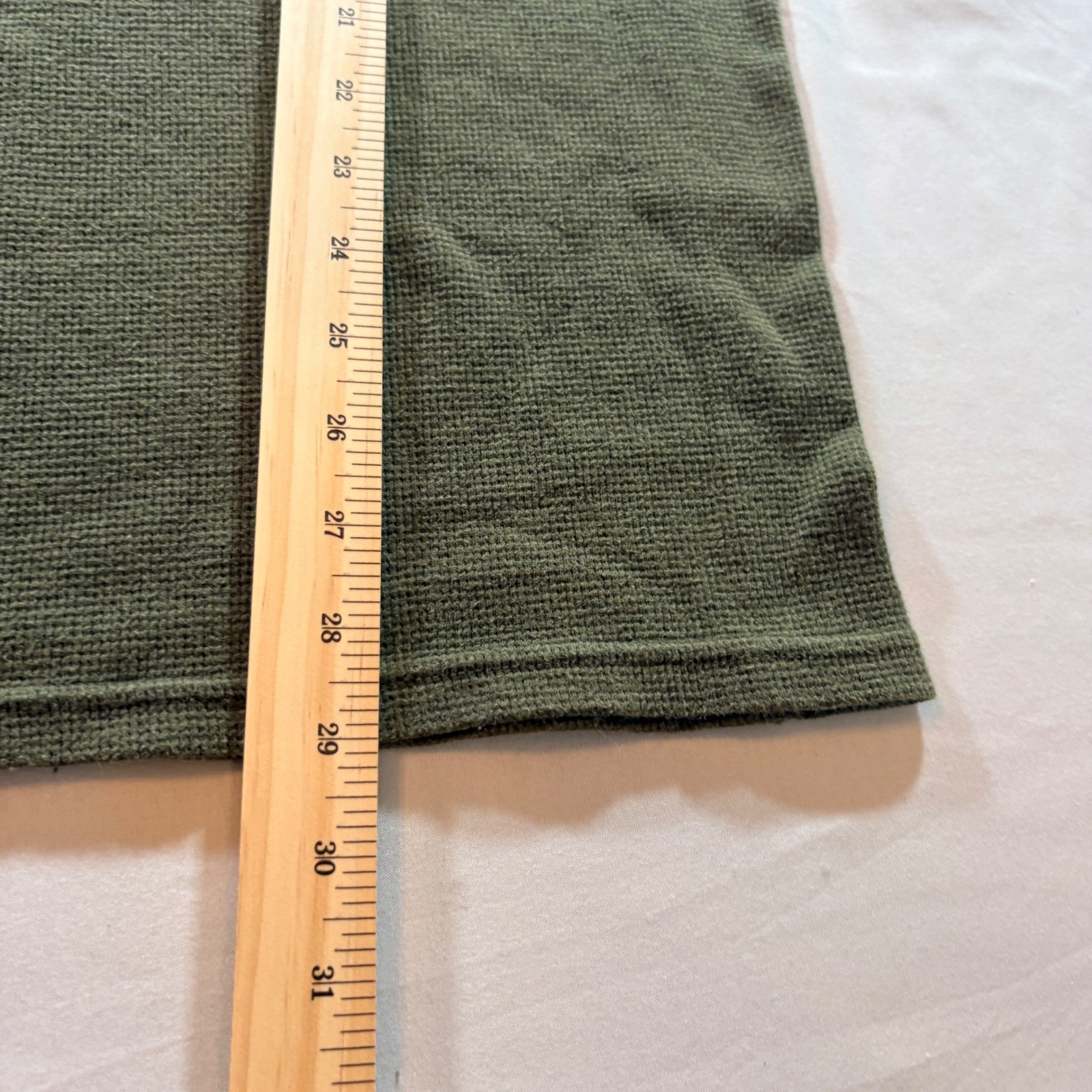 Polo Ralph Lauren Waffle Knit Thermal Shirt Mens XL Olive Green Long Sleeve Top gallery
