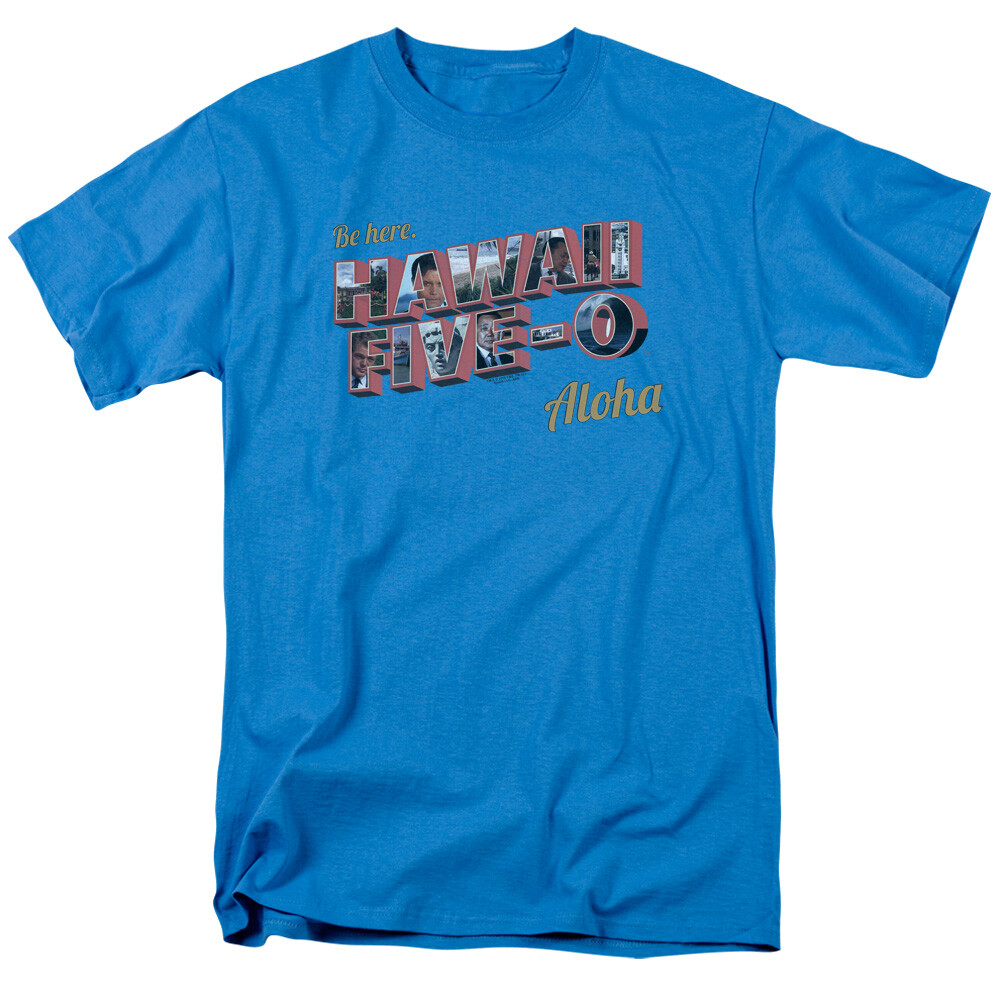 Hawaii 5 0 T-Shirt Be Here Turquoise Tee gallery