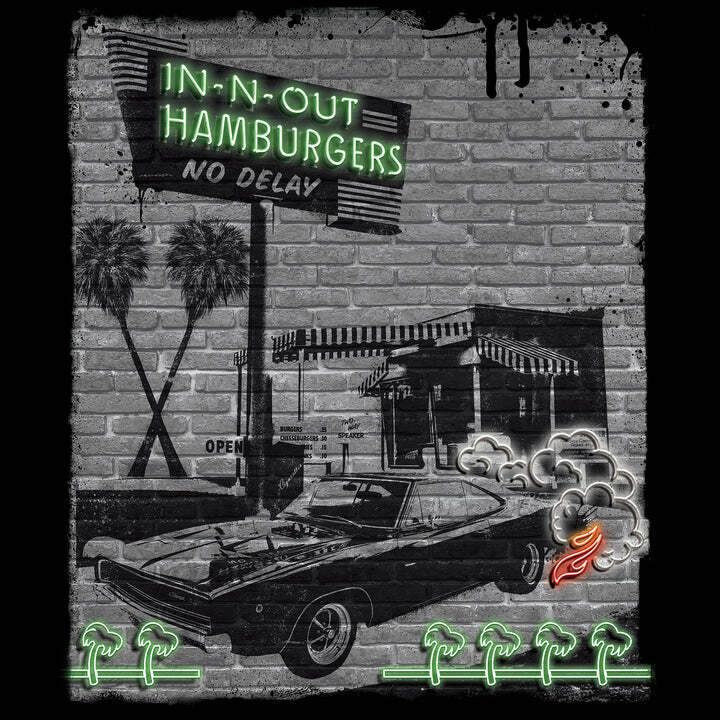 Las Vegas IN-N-OUT Burger T-Shirt Black or White 2023 QUALITY-N-SPEED Mult Sizes gallery