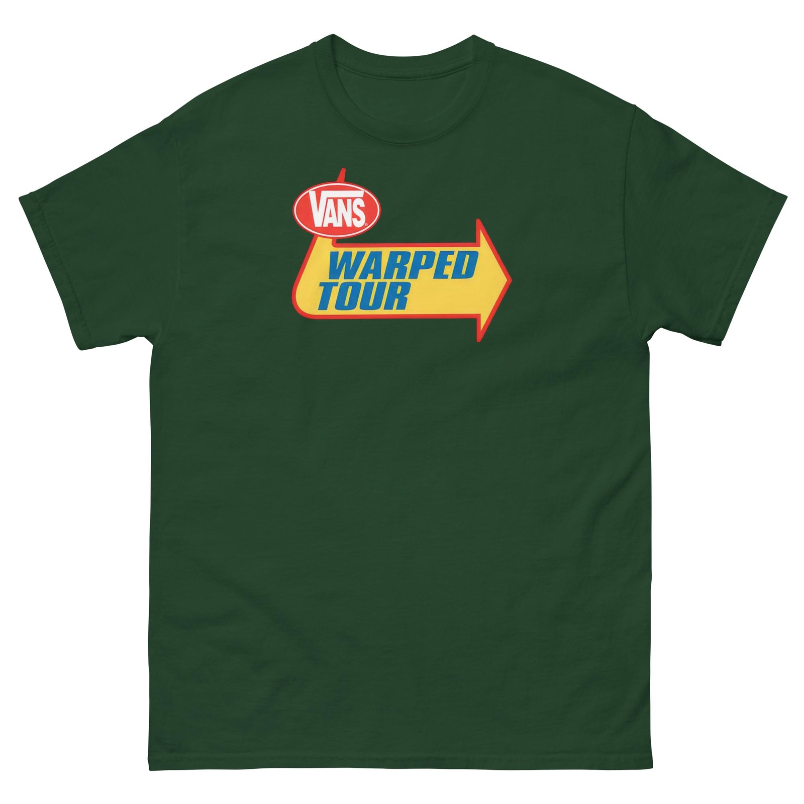 Vans Warped Tour Logo T-Shirt 90s Concert Tee