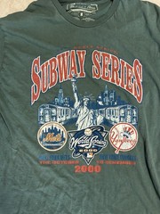 Vintage Mitchell & Ness 2000 World Series Subway Series Graphic T-Shirt