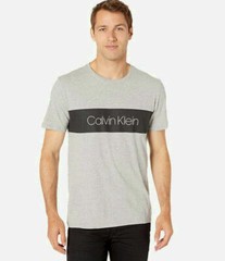 NWT Calvin Klein Men’s Graphic Logo Box Crewneck T-Shirt, Choose Color and Size