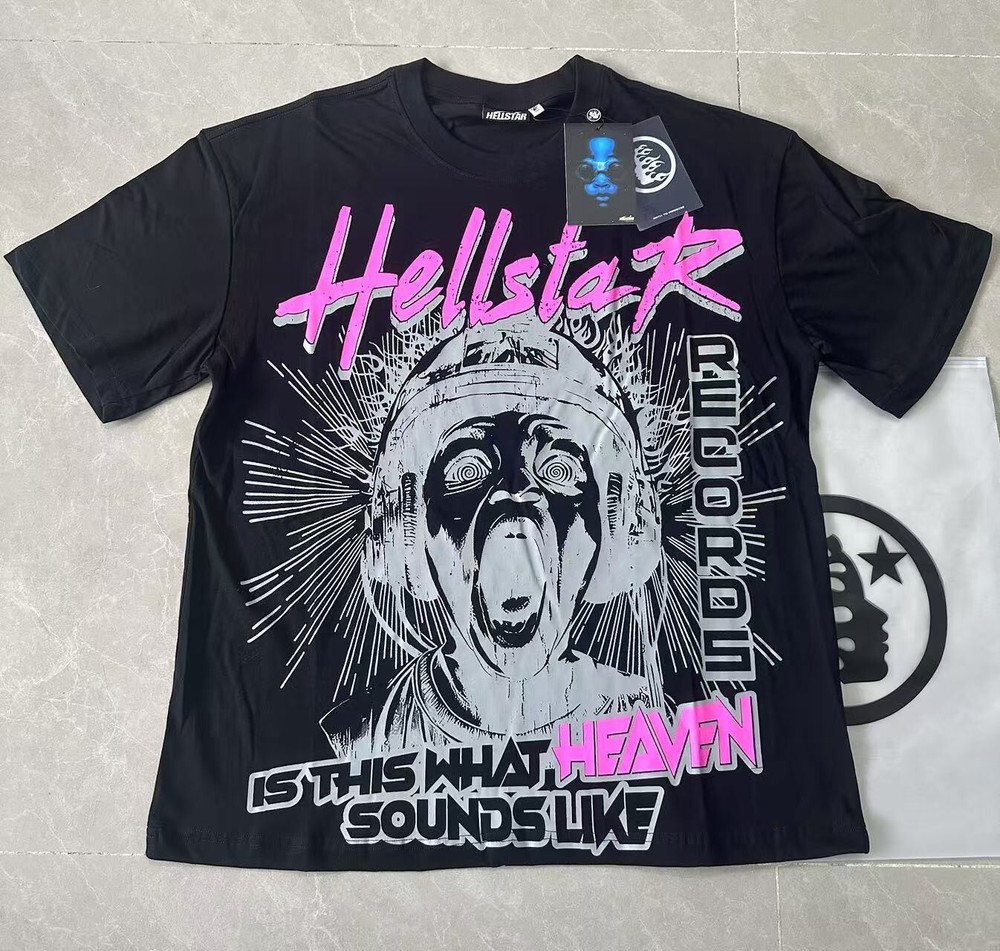 2025 NEW Hell Beauty Star Trendy High Street Cotton Short sleeved T-shirt