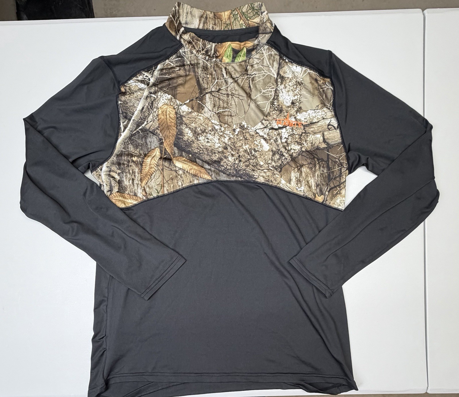 Habit Realtree Camouflage Scent Factor Shirt Hunting Long Sleeve Mens Sz Large gallery