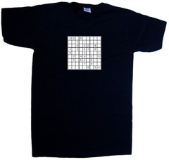 Sudoku Puzzle V-Neck T-Shirt