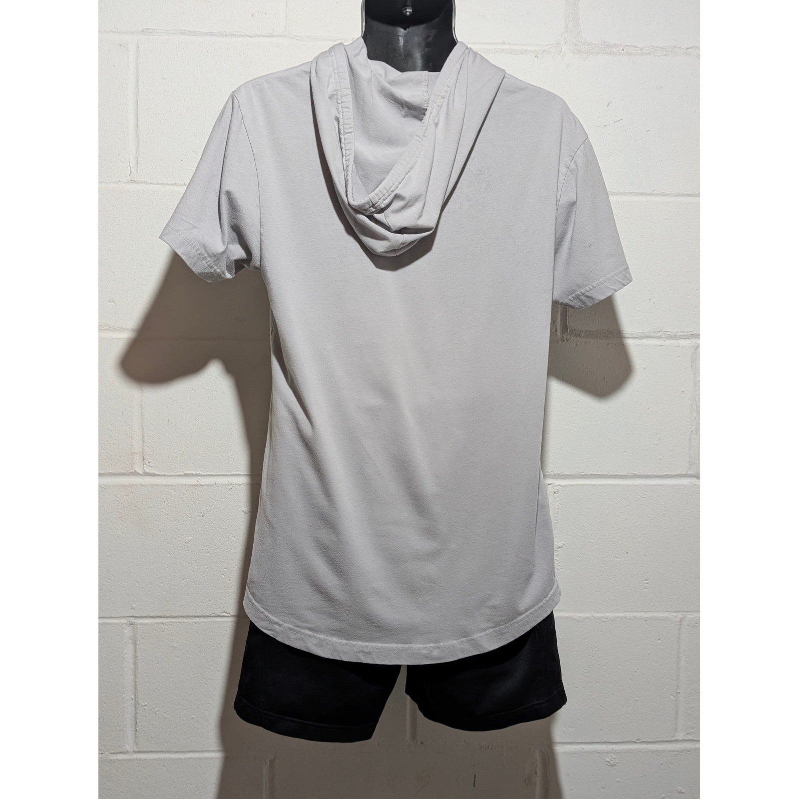 Routine Athletic Dept Short Sleeve Hoodie Gray Mens Graphic T Shirt Top Medium gallery