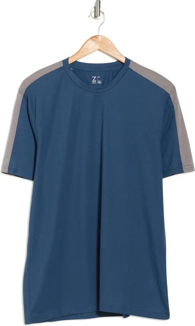 NWT! Z by zella colorblock Trailblaze short sleeve tee gallery