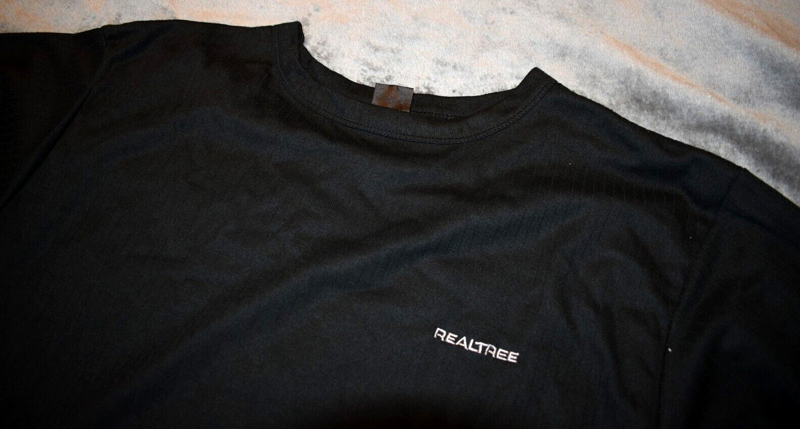 REALTREE L/S T-Shirt Charcoal Color By Leg Apparel.Cuff Sleeves.XXL.100%Polyeste gallery
