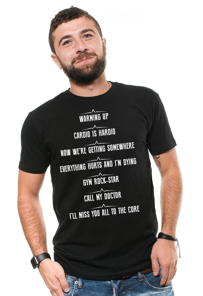 GYM Workout T-shirt Funny Workout Meter Sweat-o-meter timer Measure exercise T gallery
