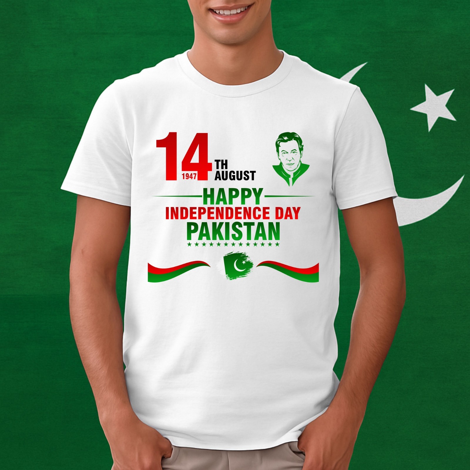 14th August Happy Independence Day T Shirt Pakistani Flag Imran Khan Gift T Top gallery