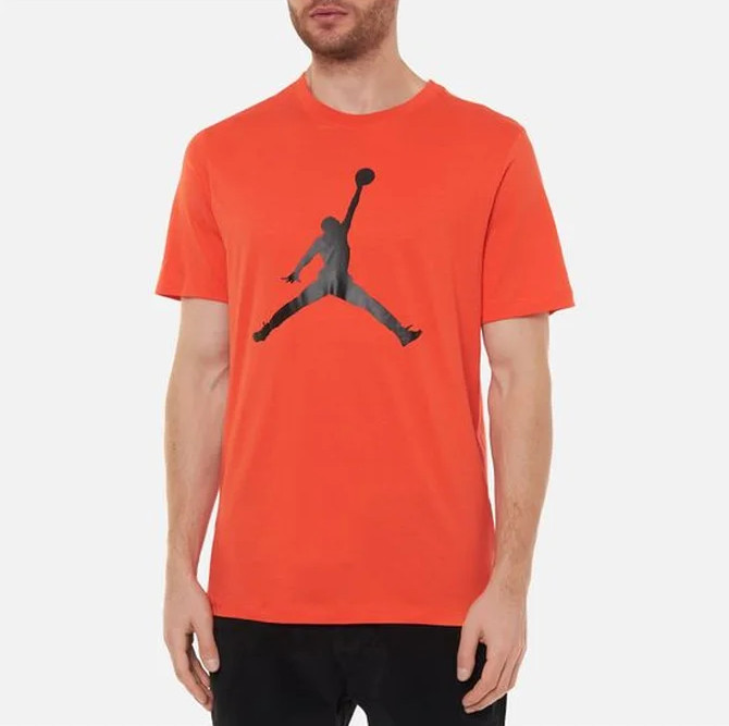 Nike Air Jordan Men's T-Shirt Orange Size S-2XL Casual Top gallery