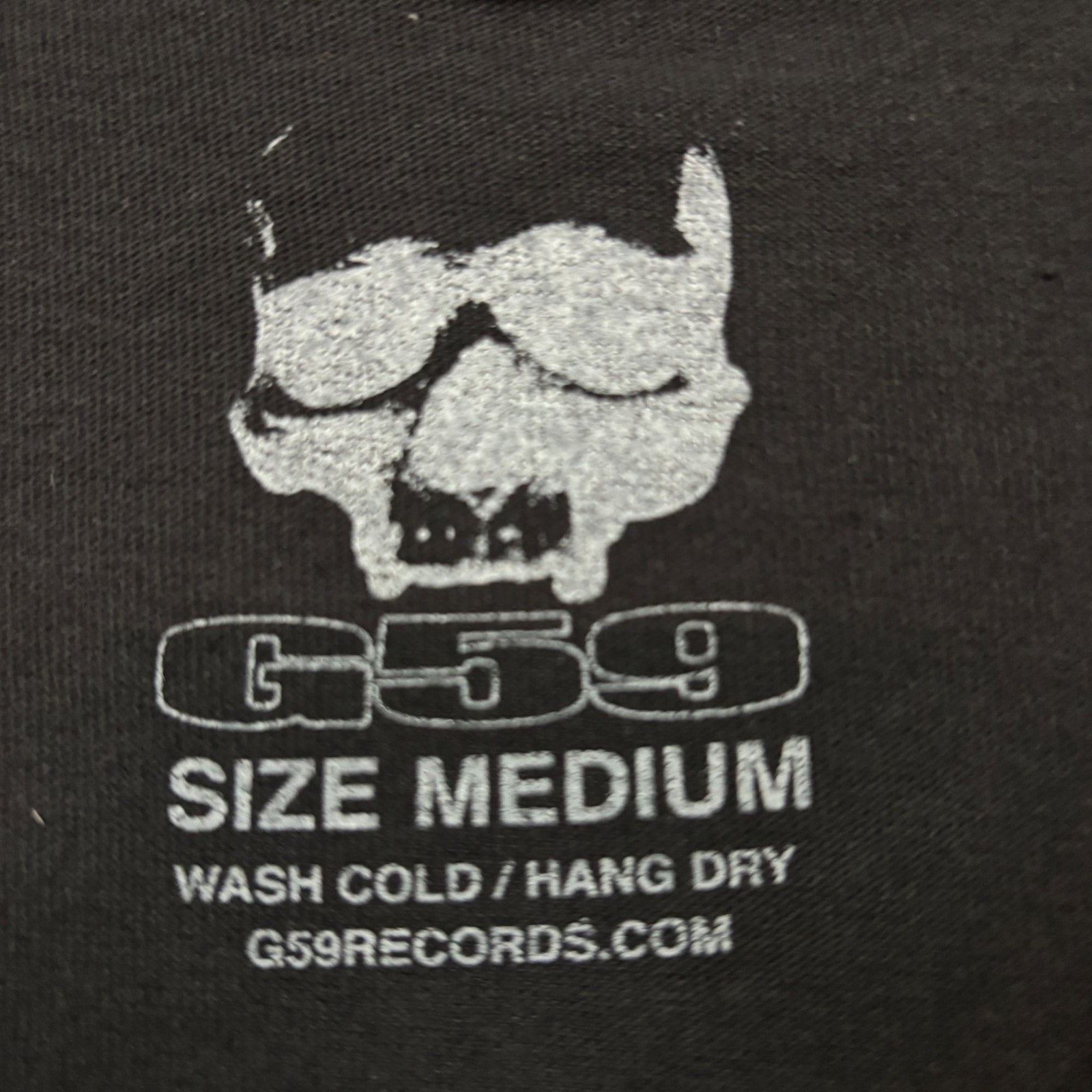G59 Records x The Suicideboys Skull Logo Hip-Hop T-Shirt Size Medium gallery