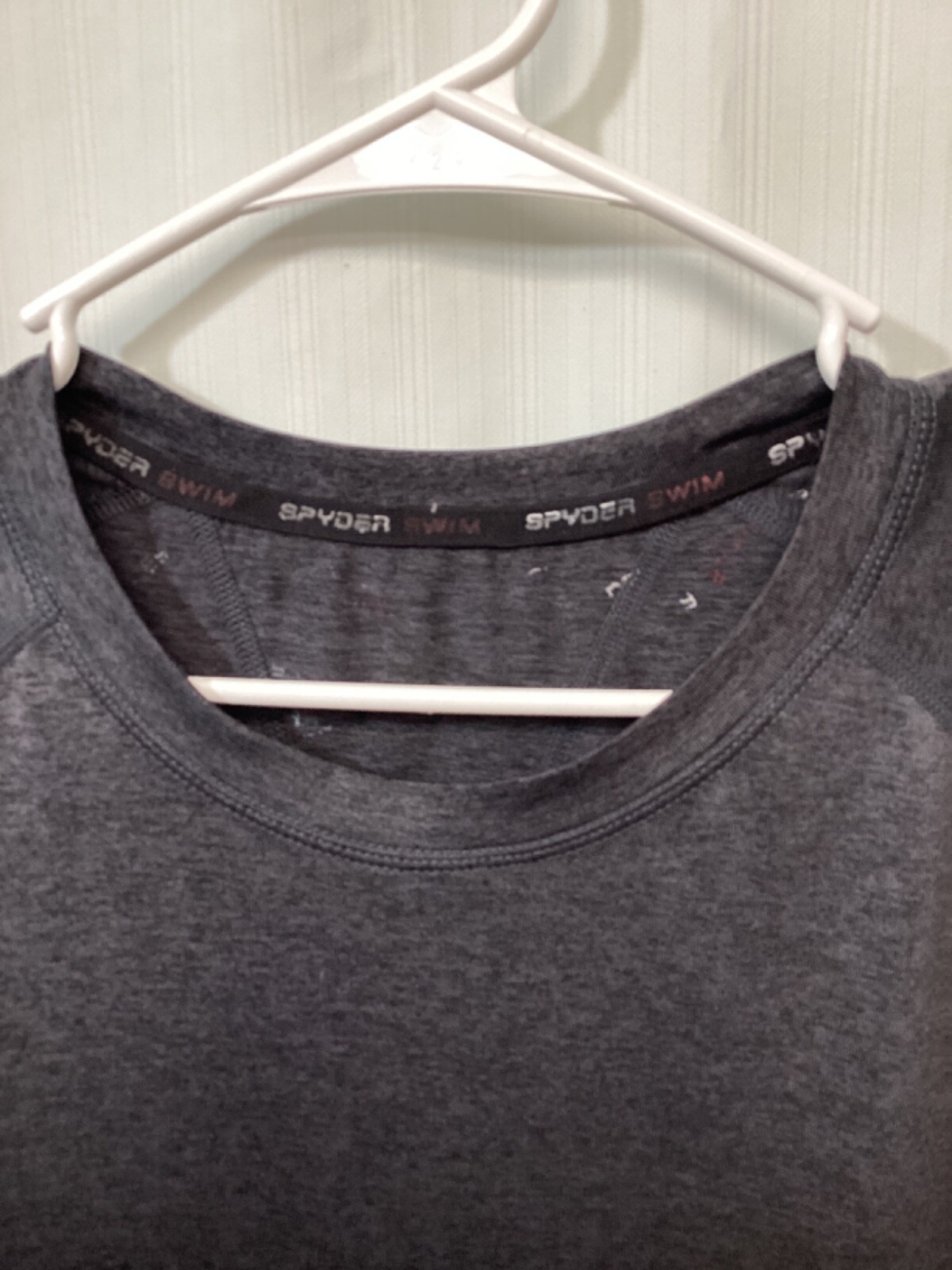 Spyder Swim Rash Guard UPF30+ Black XL Polyester T Shirt T2 gallery