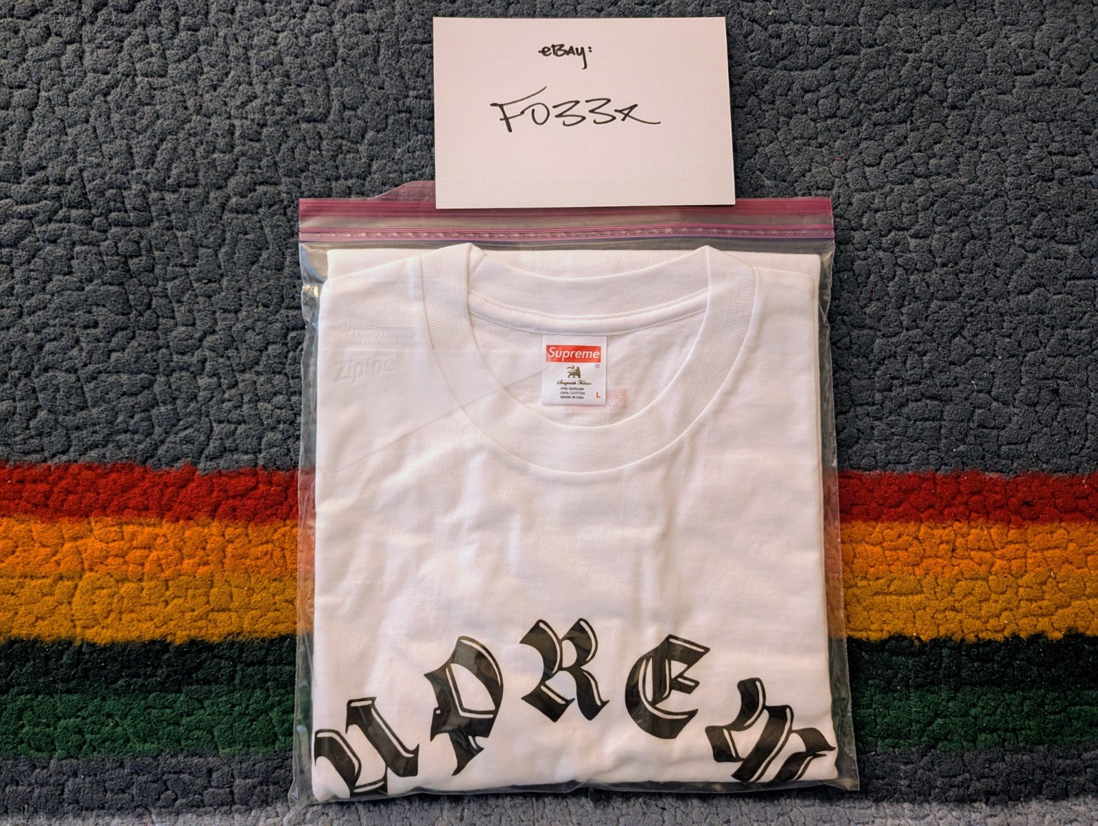 Supreme x Sasquatchfabrix SS16 Goldfish Tee White L gallery