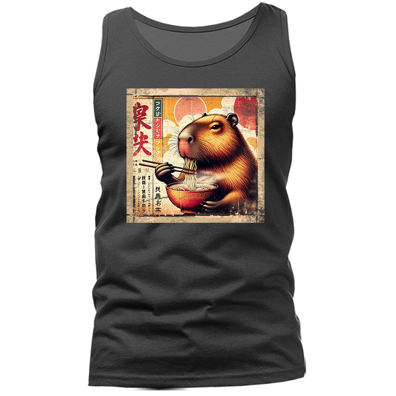 Capybara Eating Ramen Noodle-Japanese Anime Manga Tank Top gallery