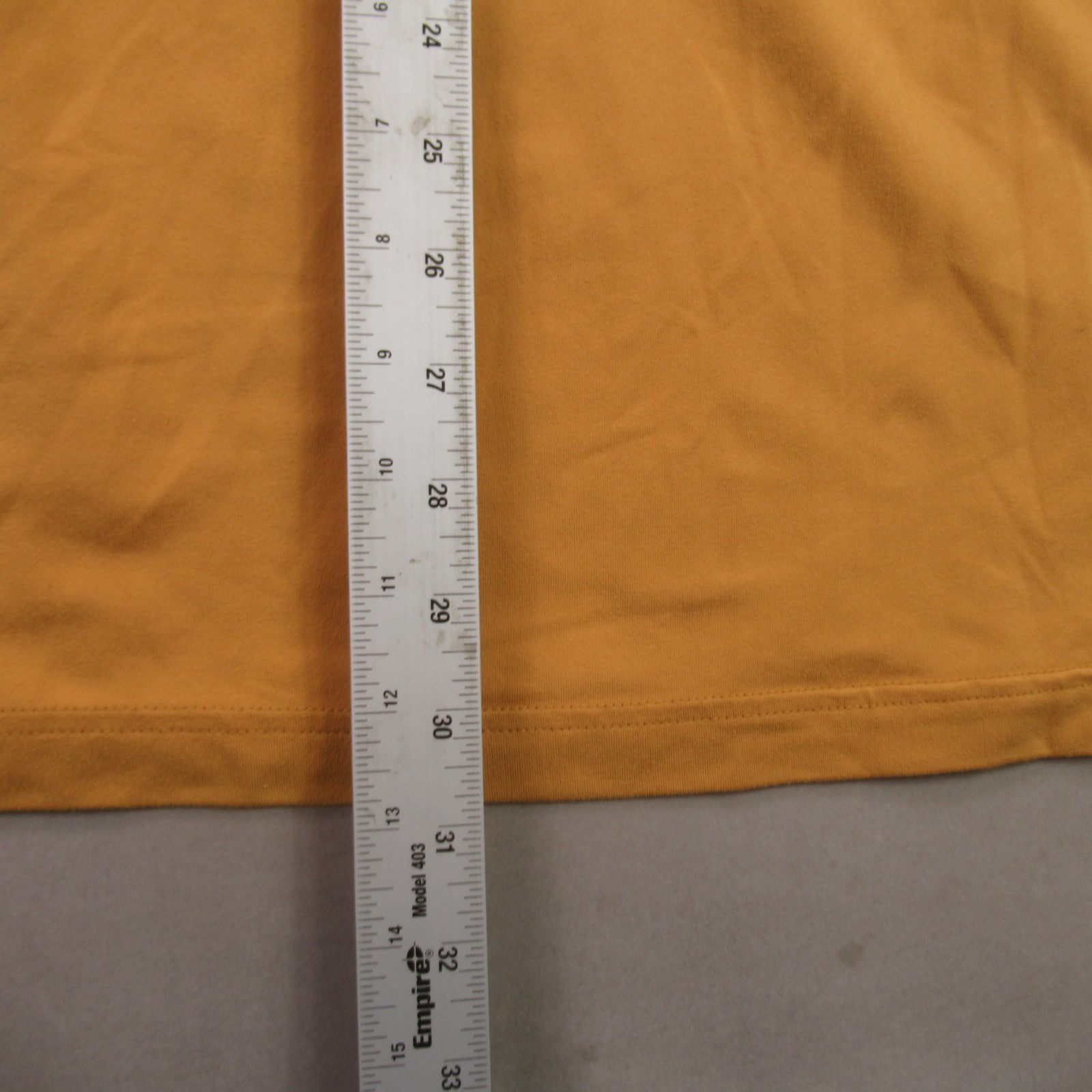 REI Shirt Mens Large Short Sleeve Crew Neck 1/4 Zip Lightweight Casual Yellow gallery