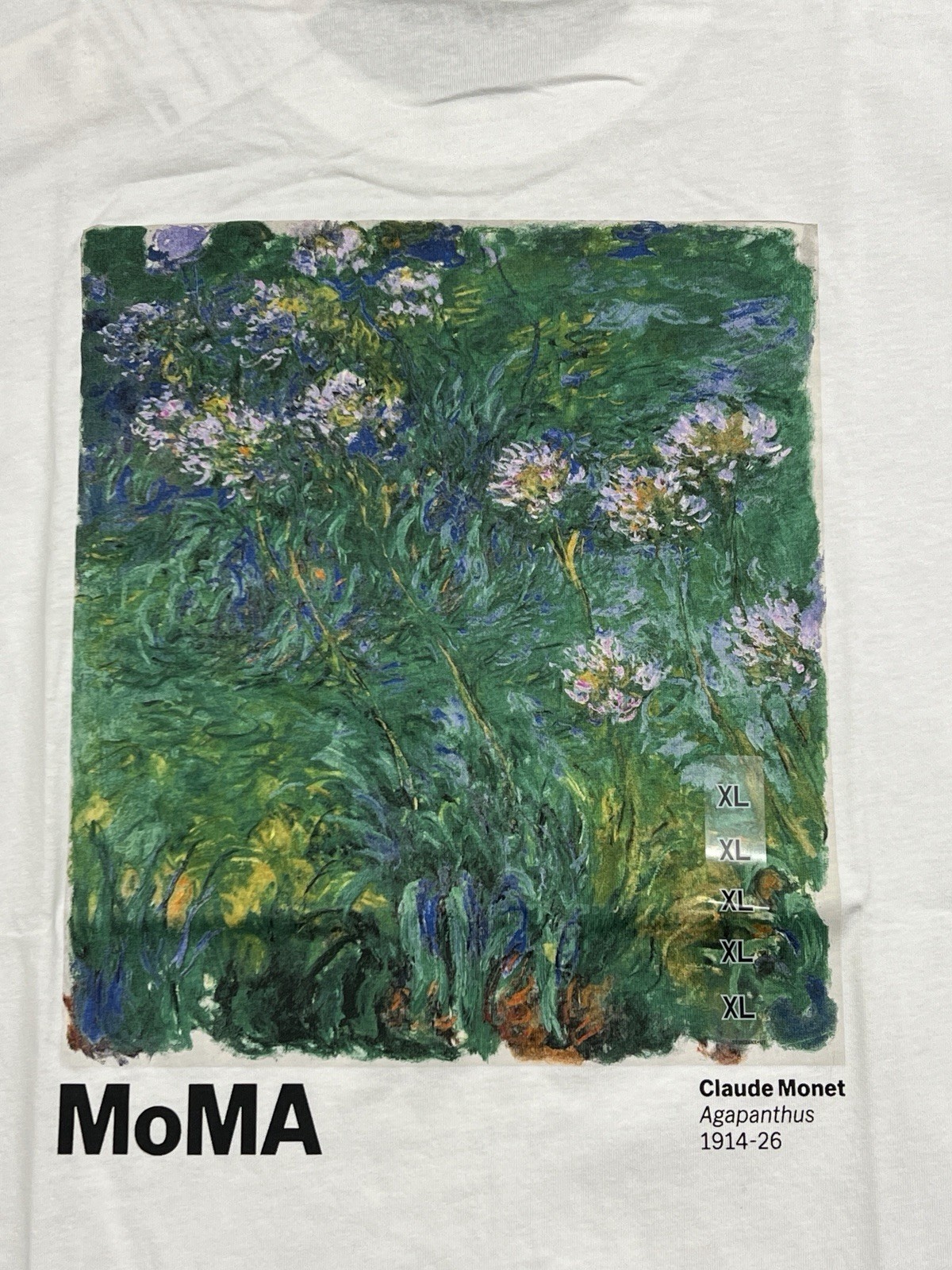 Unqilo UT MoMA US Size Large Claude Monet Agapanthus Graphic T Shirt Japan XL gallery