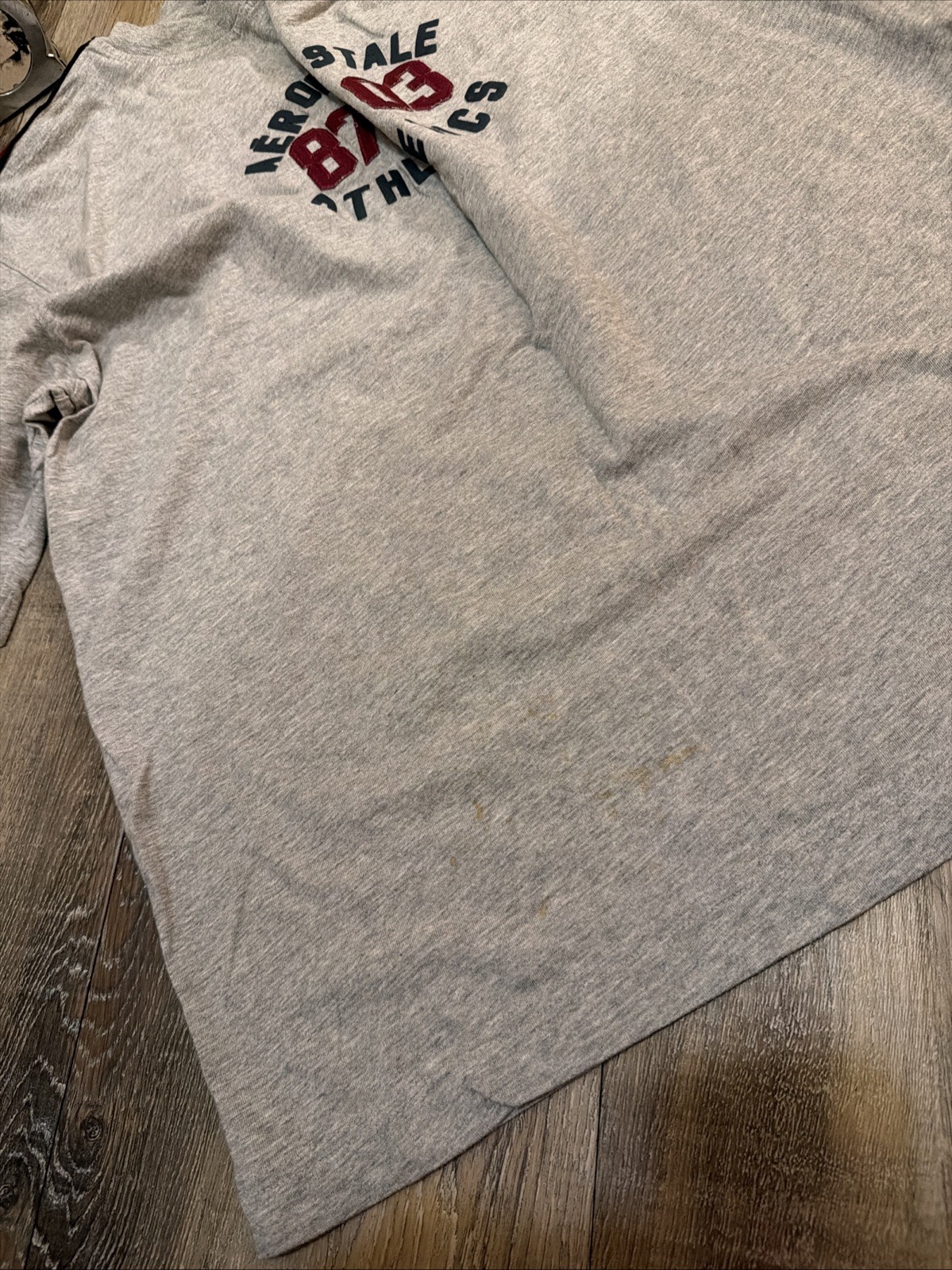Vintage Y2K Men’s Aeropostale T-Shirt Size Large Grey Blue Athletic Dept gallery