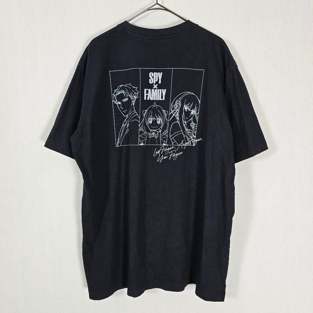 UNIQLO SPYxFAMILY T Shirt XL Charcoal Black Double Sided Graphic Vintage gallery