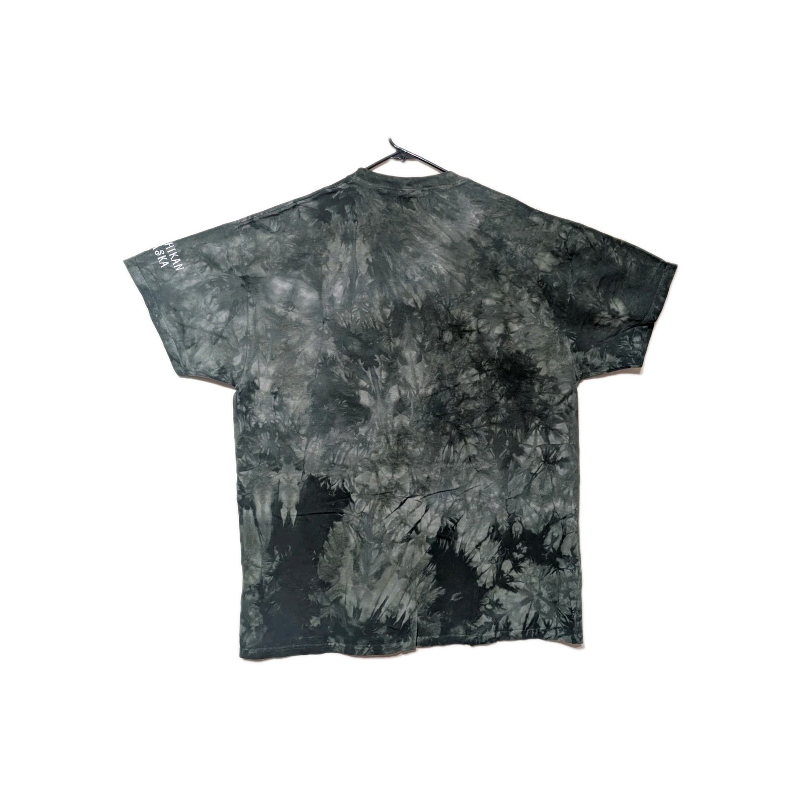The Mountain Mens T-shirt Vintage Green Totem Pole Leather Tag 2XL #6124 gallery