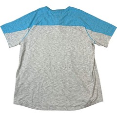NWT American Eagle Active Flex Raglan Henley Tee Gray Blue Men’s XXL Athleisure