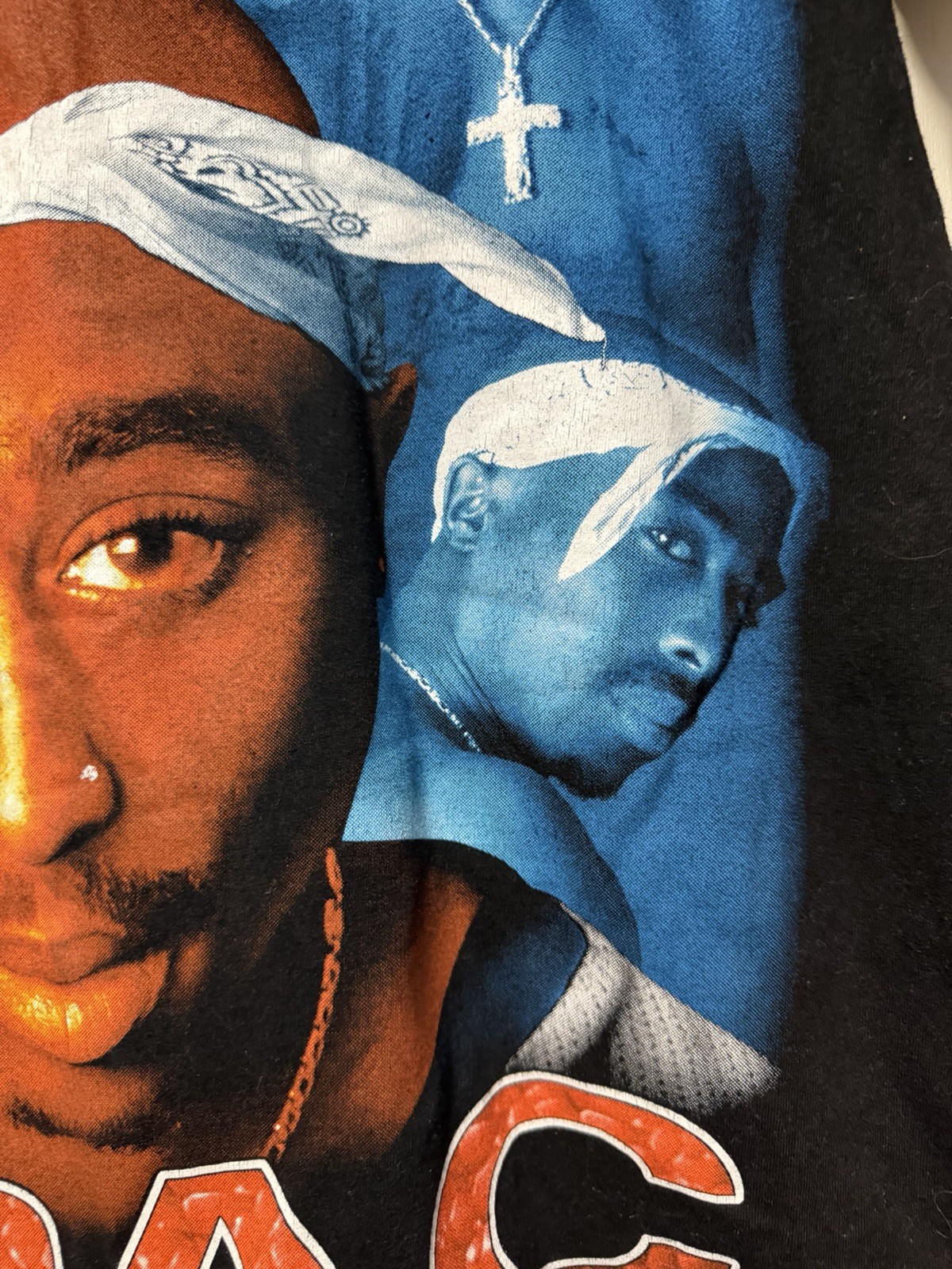 2Pac Shakur”All Eyez On Me” Vintage Black Short Sleeve Graphic T-Shirt Medium gallery