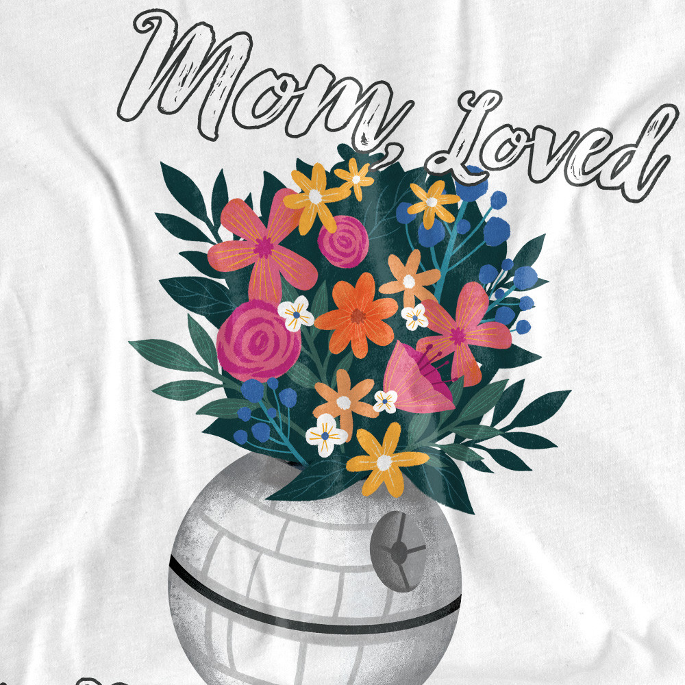Star Wars Mom Loved to the Death Star Long Sleeve T-Shirt S-2XL, White gallery