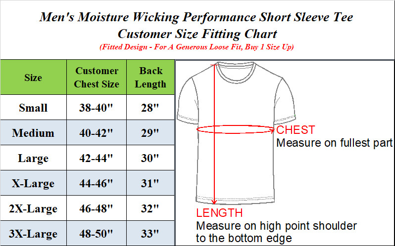Mens Moisture Wicking Crew Neck T-Shirt TAGLESS ( Size: S-2XL ) 5 PACK FREE SHIP gallery