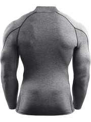 NELEUS Men’s Compression Shirts Dry Fit Long Sleeve Mock Neck Shirts,3 Pack,5…