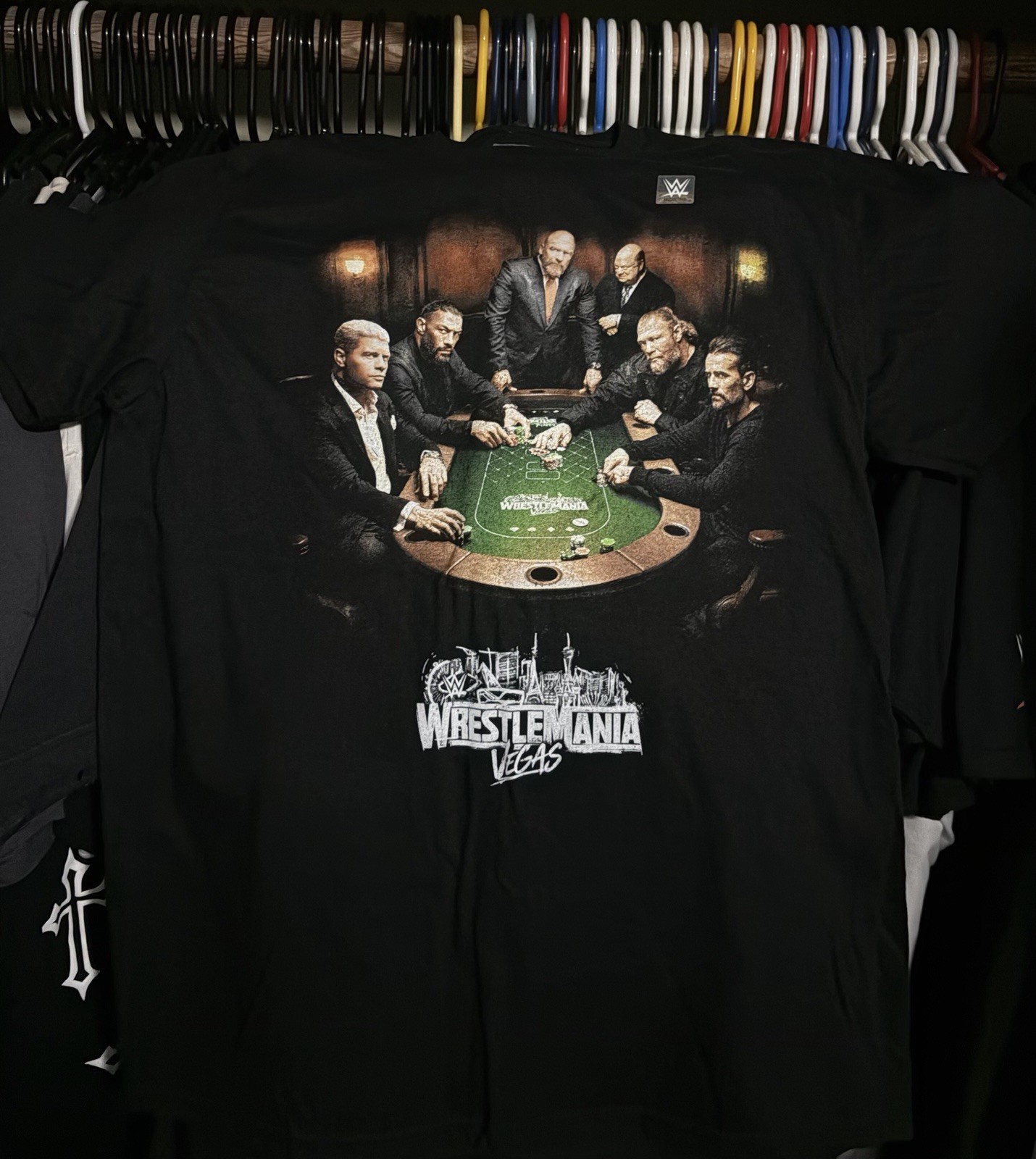 EXCLUSIVE WWE WrestleMania 42 Vegas Men’s Large Shirt (NOT AVAILABLE ONLINE) gallery