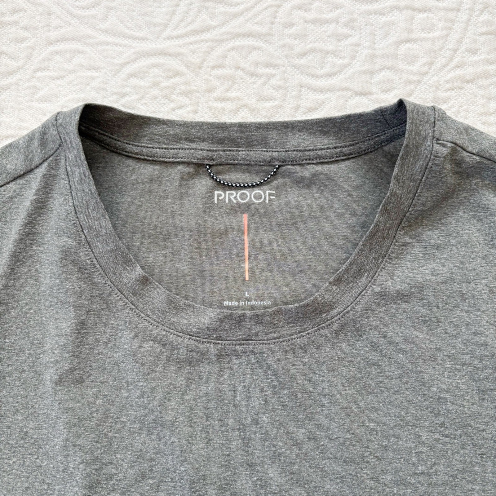 Proof Huckberry Men's Performance T-Shirt, Grey L gallery