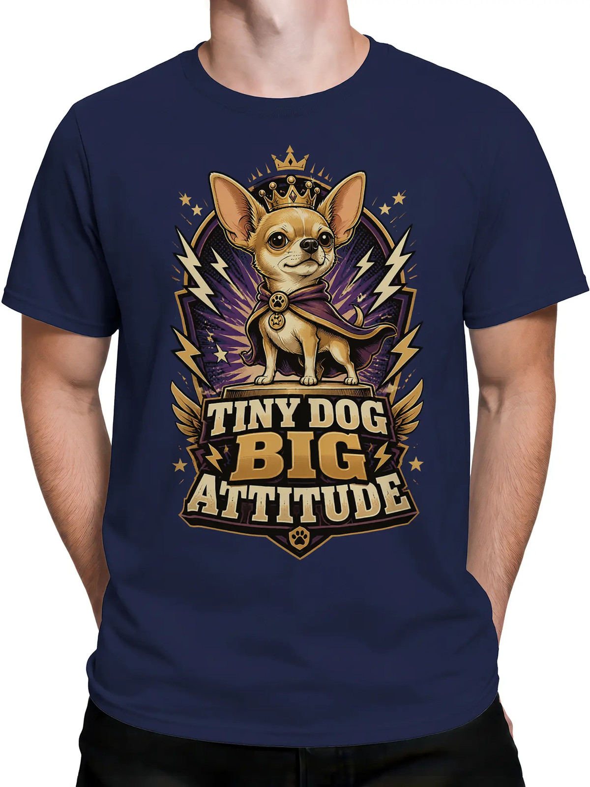 Big Attitude Chihuahua Dog T-Shirt | Unisex gallery