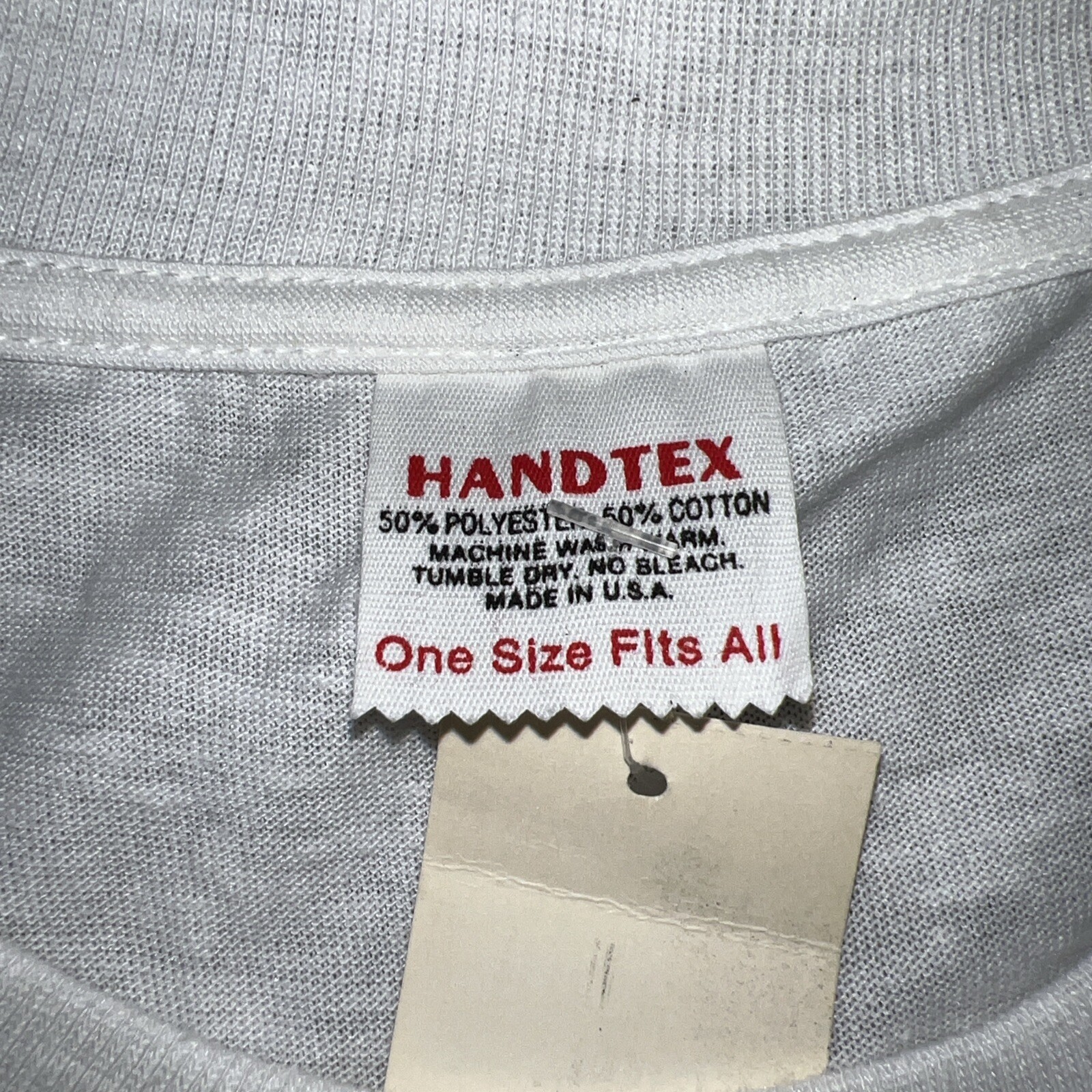 Vintage 80’s Handtex Acapulco Sun & Fun T-Shirt OSFA Beach White Single-Stitch gallery