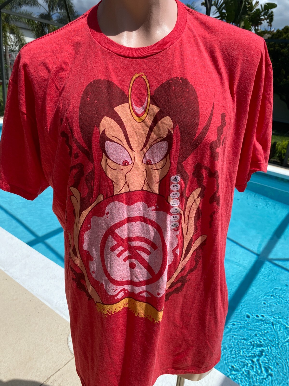 Disney Villain Jafar/Aladdin Red T Shirt Disney Mens 2XL NEW gallery