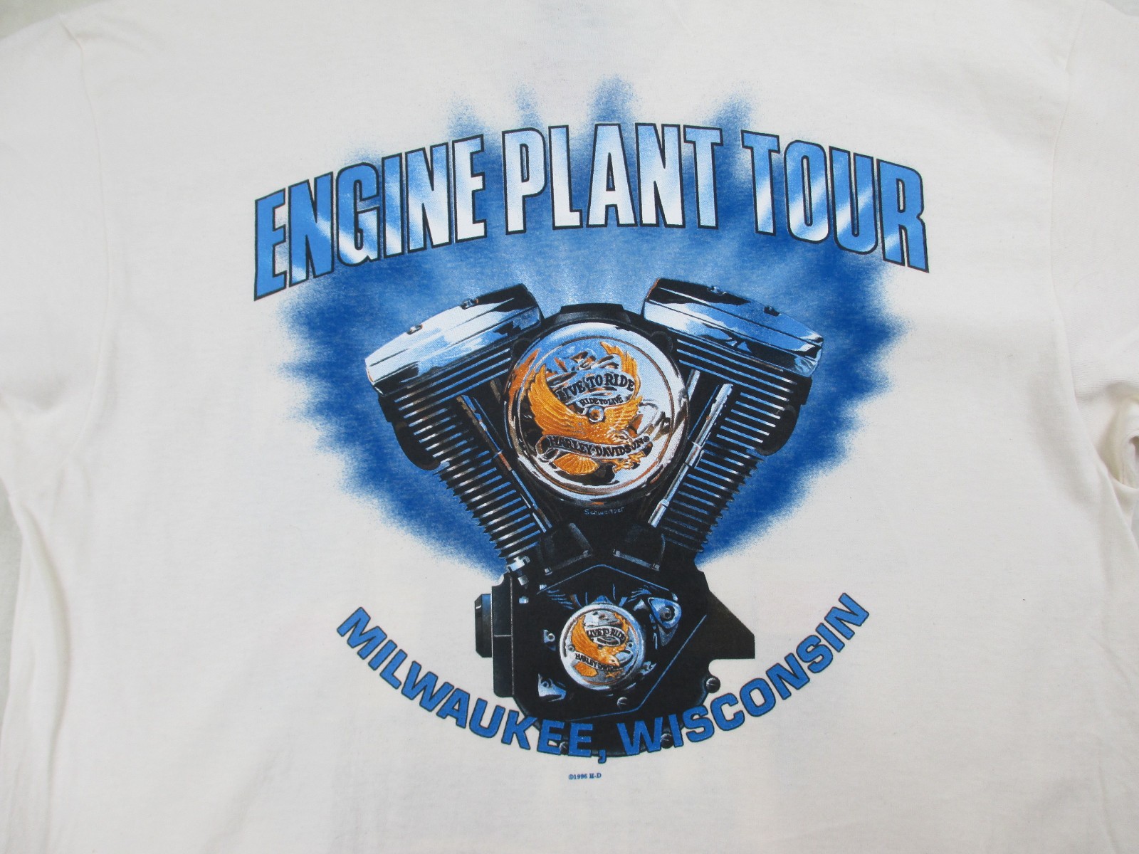 NEW VINTAGE Harley Davidson Shirt Mens Extra Large Brown Tan Motorcycle 90s gallery