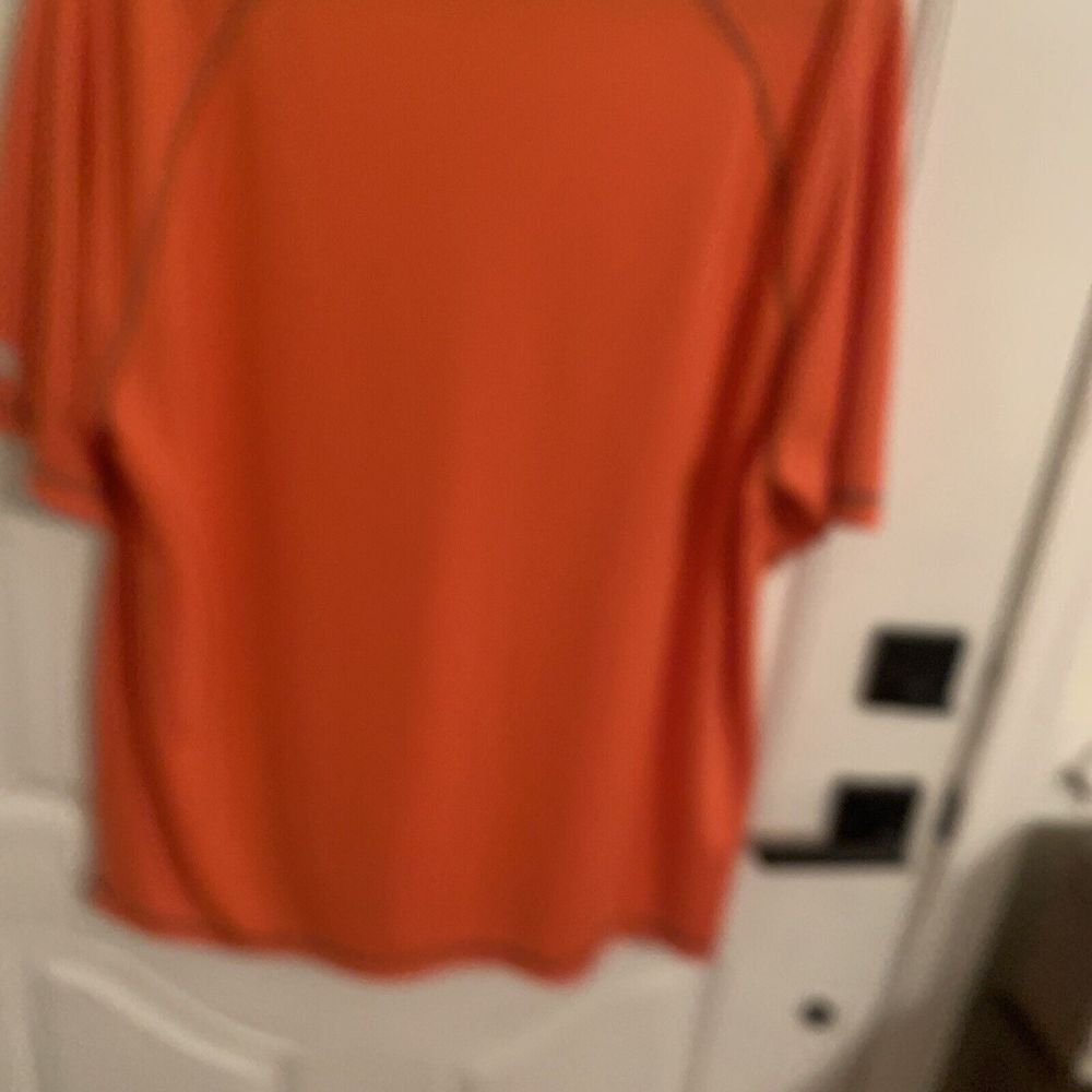 ZeroXposur Mens Tee Shirt XXL Sun Protection UPF 50+ TShirt Orange Short Sleeve gallery