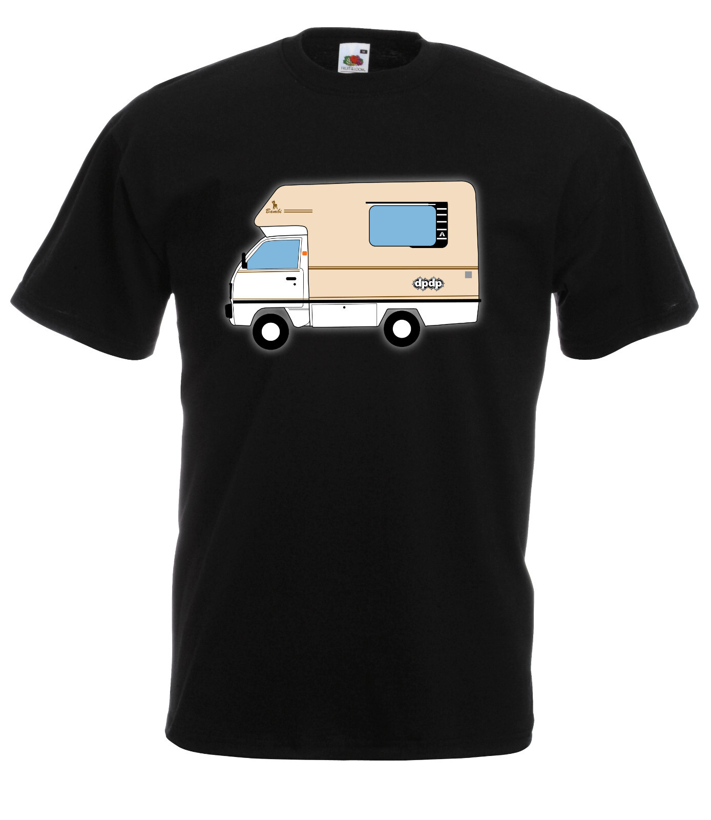 Autohomes Bambi Bedford Rascal Campervan Motorhome t-shirt