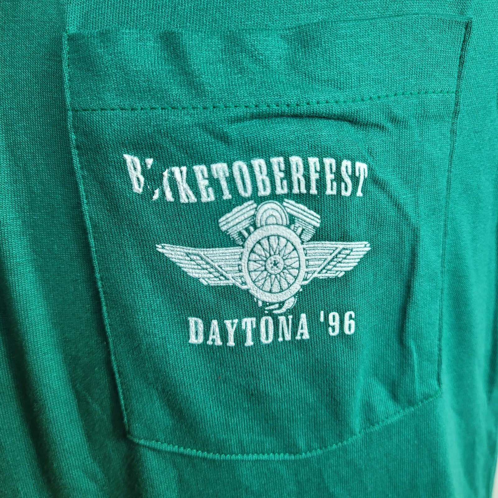 vintage Single Stitch bike to Berfest Daytona Beach 1996 good sports 96 Size XL gallery