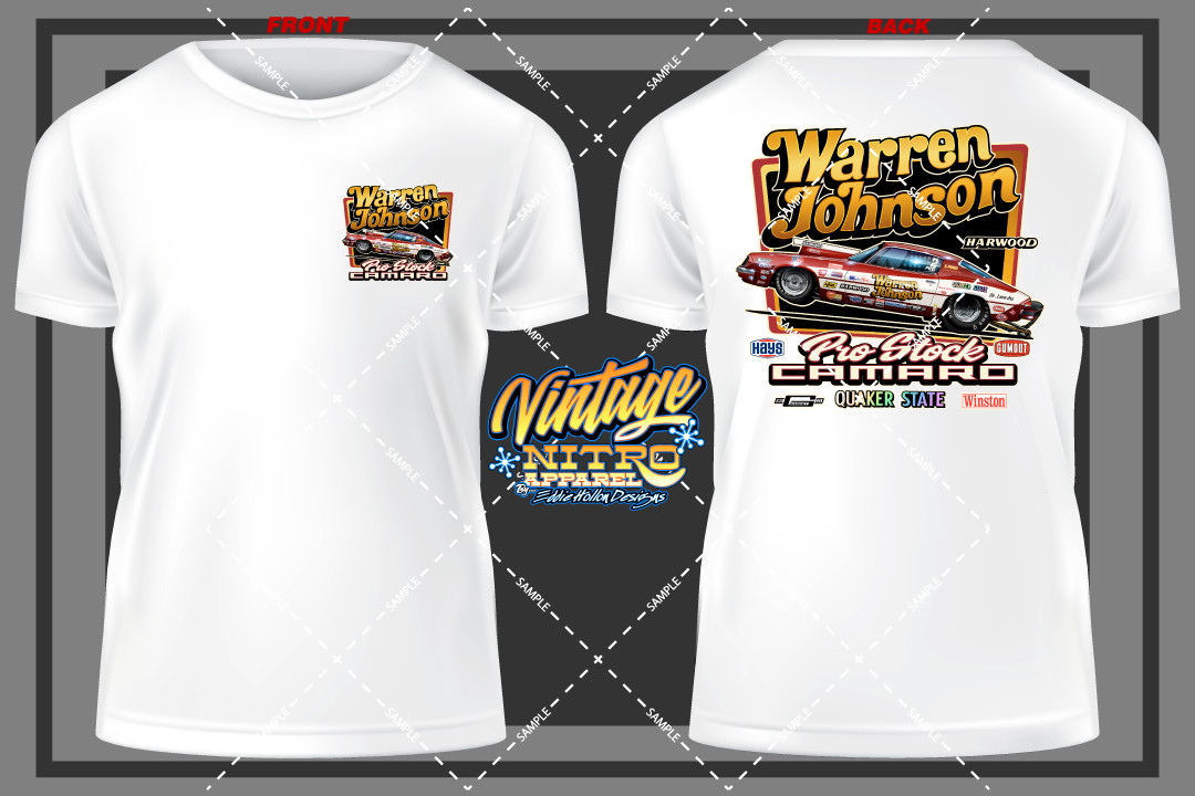 Warren Johnson's 1974 Camaro Pro Stock (332) T-Shirt gallery
