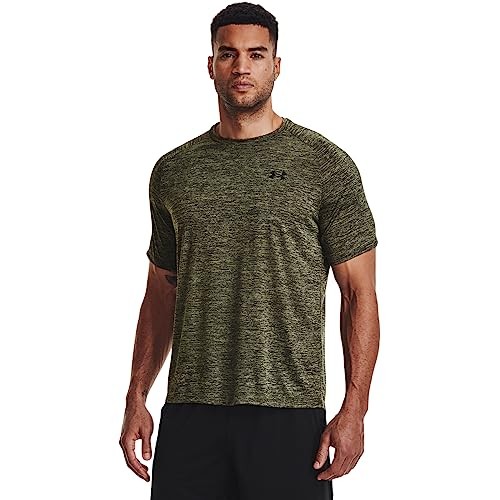 1326413 Under Armour Men's Tech 2.0 Short-Sleeve T-Shirt Marine OD Green/Black M gallery
