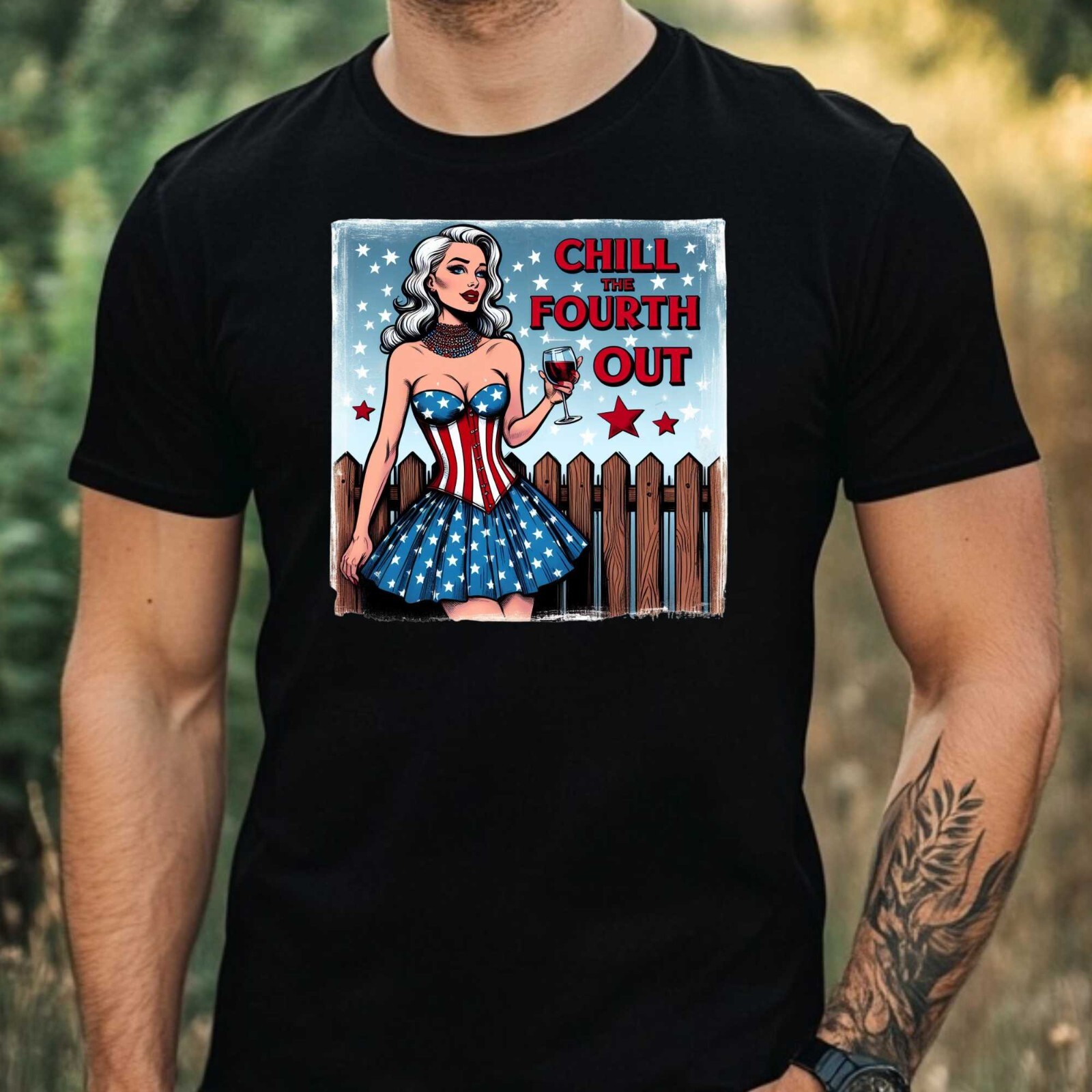 Mens Retro Cowboy Print Cotton T-Shirt Size XS to 5XL gallery