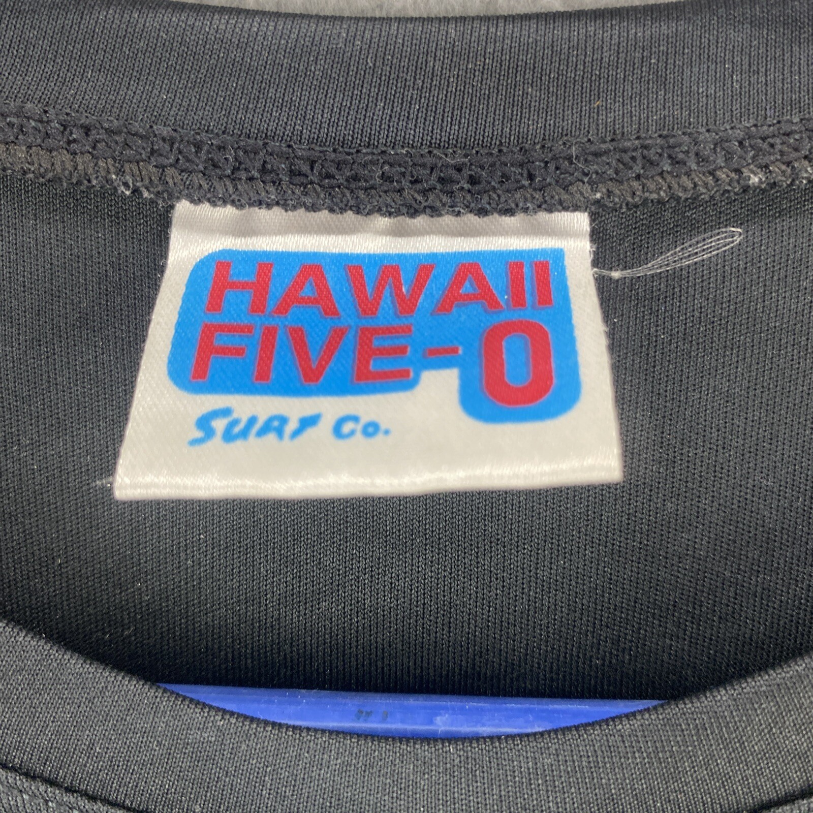 Hawaii Five-0 Surf Co XL Black Long Sleeve Graphic Tee Crew Neck Polyester gallery