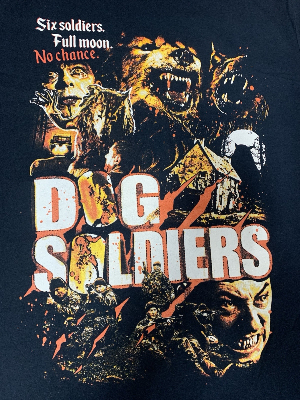 Dog Soldiers Horror T-shirt -LICENSE (great condition)(MEDIUM see description) gallery