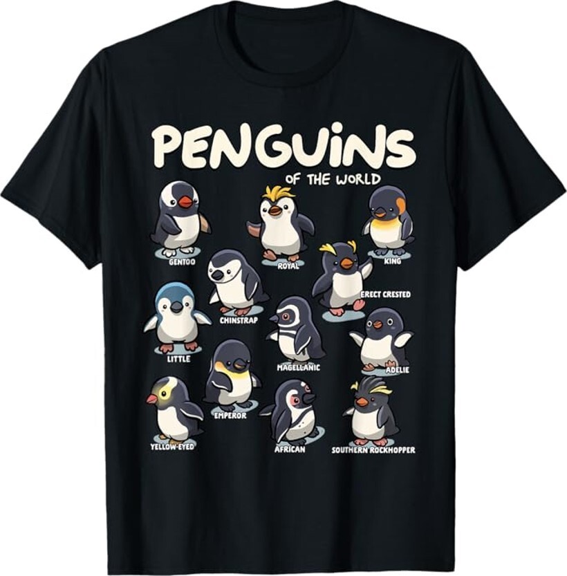 Penguin Penguins Animals of the World Penguin Lovers Unisex T-Shirt
