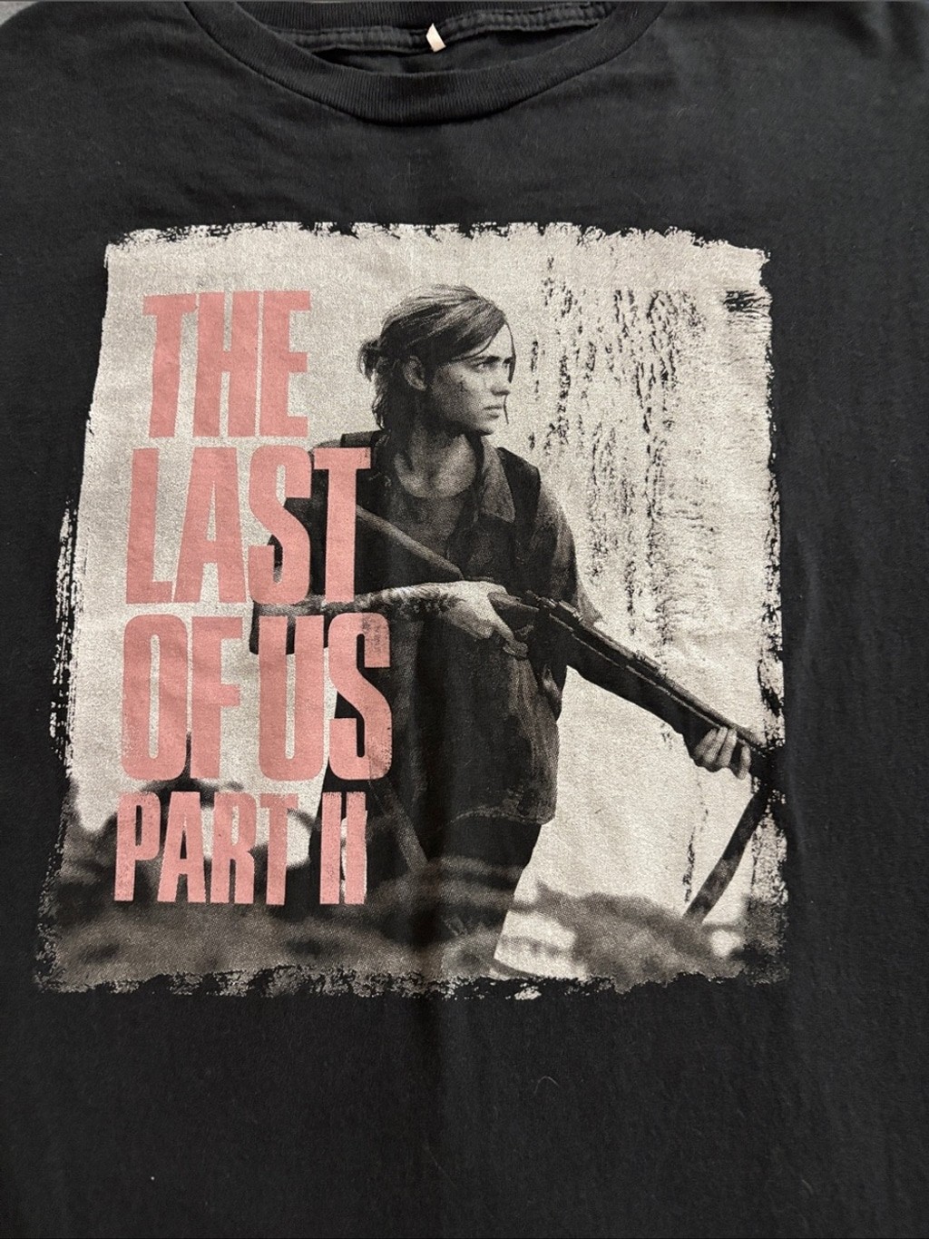 The Last of Us Part II Ellie Graphic Tee Black Medium Naughty Dog Game gallery