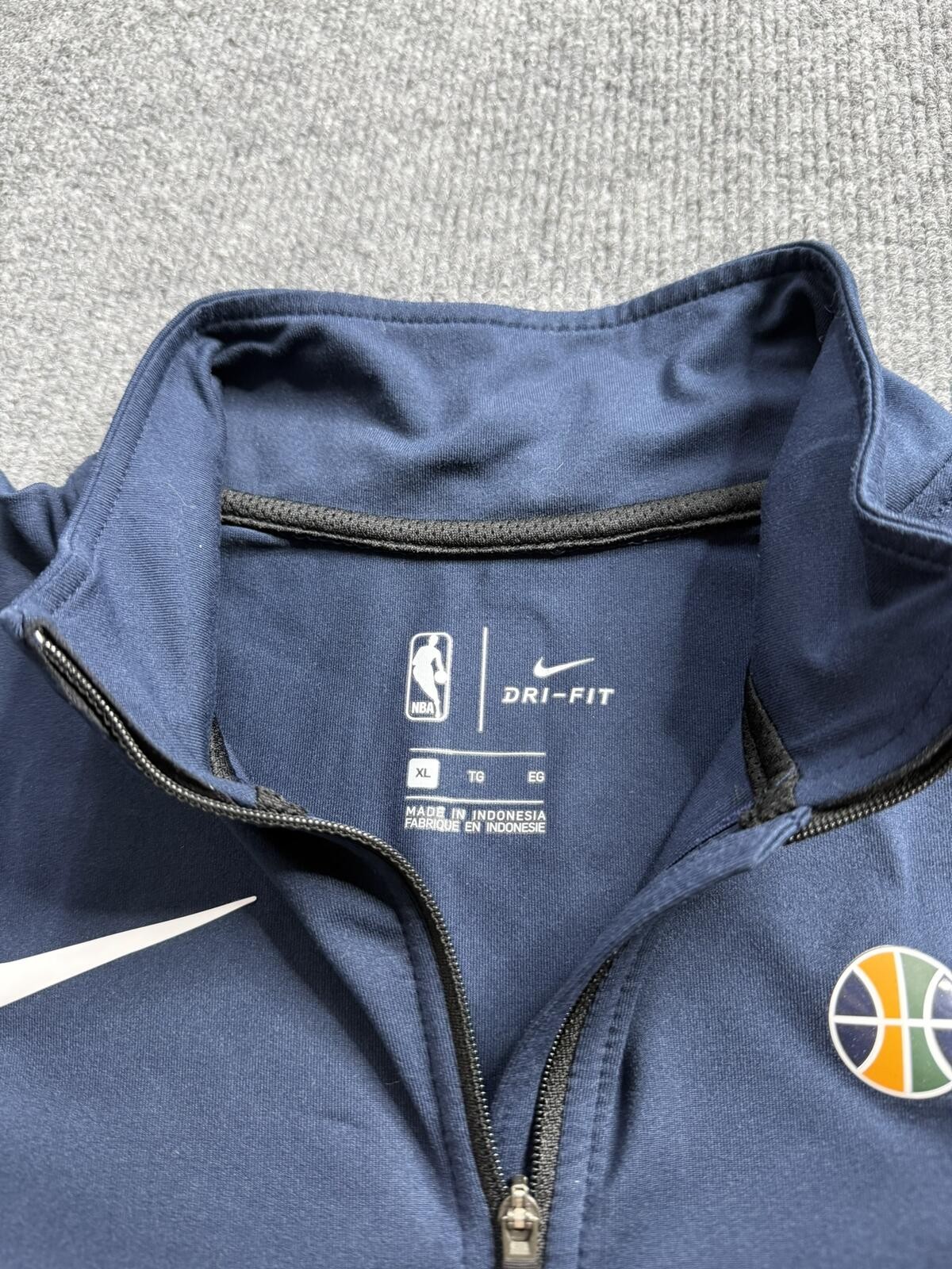 Nike NBA Utah Jazz Dri-Fit 1/4 Zip Pullover Jacket XL gallery