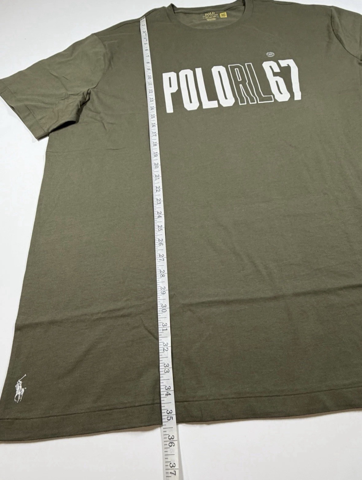 Polo Ralph Lauren Men’s Classic Fit Graphic RL 67 Pony T-Shirt Tee Green NWT 3LT gallery