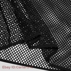 Black Men’s Fishnet Sheer Tops Long Sleeve See Through Punk Tee Shirt Clubwear