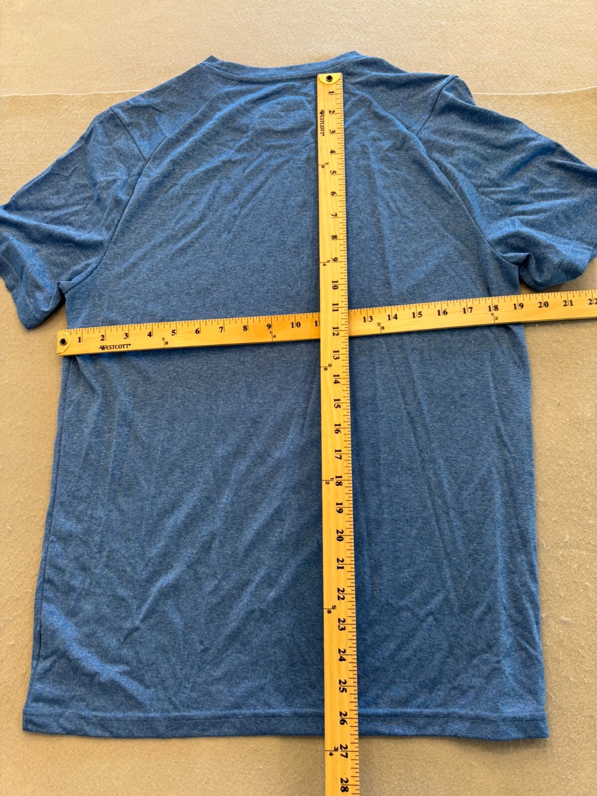 Russell T Shirt Men's Medium Training Fit Blue Activewear Casual Tee gallery